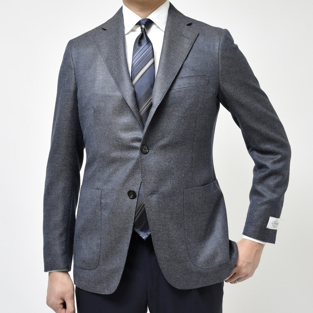 Belvest(ベルベスト) 3シーズンデニムライクカシミア3Bジャケット JACKET IN THE BOX G10307-23188