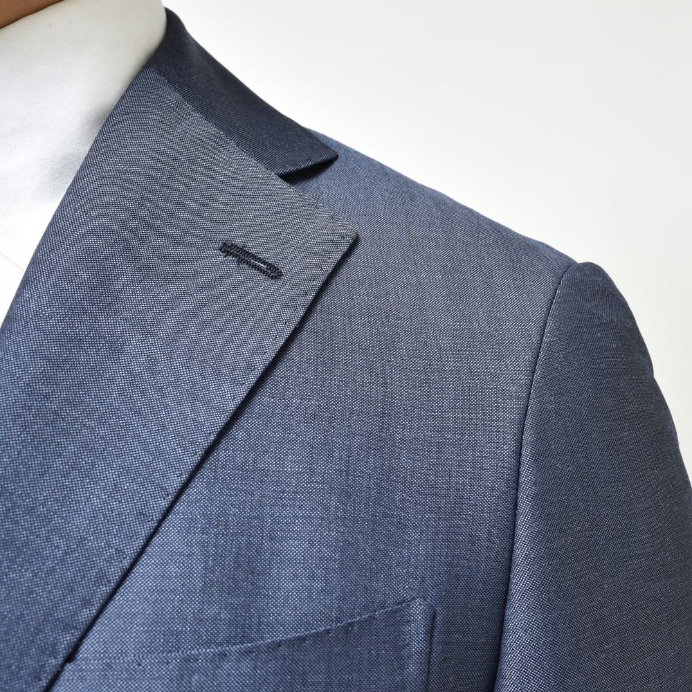 guji(グジ) SUPER BRIOスーパーブリオ キッドモヘアウール3B1プリーツスーツ (MADE BY RING JACKET / DORMEUILファブリック使用)【春/夏】