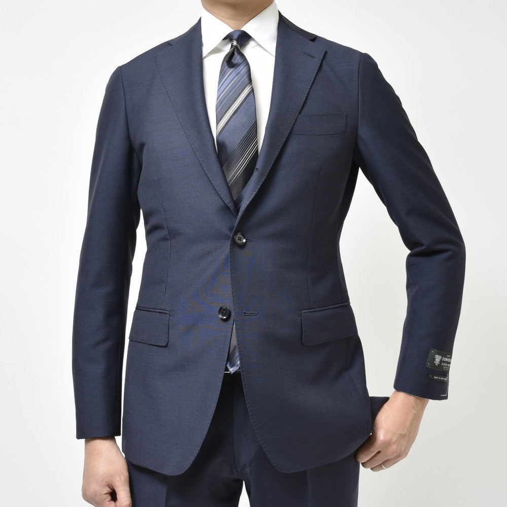 guji(グジ) SUPER BRIOスーパーブリオ キッドモヘアウール3B1プリーツスーツ (MADE BY RING JACKET / DORMEUILファブリック使用)【春/夏】