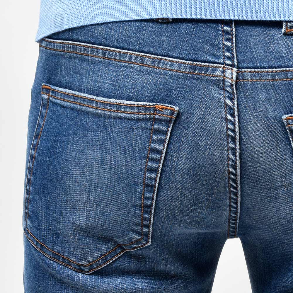 PT TORINO DENIM ピーティートリノデニム コットンポリエステル ストレッチ ウォッシュド デニムパンツ SWING/SUPERSLIM FIT