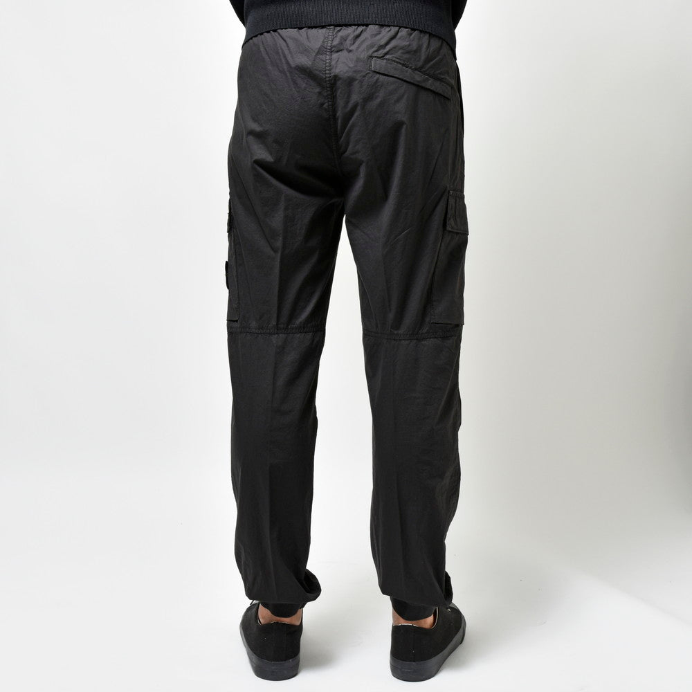 STONE ISLAND(ストーンアイランド) ガーメントダイコットンストレッチシャーリングテーパードリブカーゴパンツ 80-153-13-03