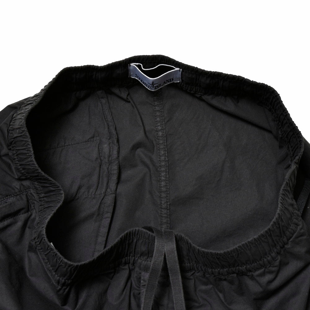 STONE ISLAND(ストーンアイランド) ガーメントダイコットンストレッチシャーリングテーパードリブカーゴパンツ 80-153-13-03