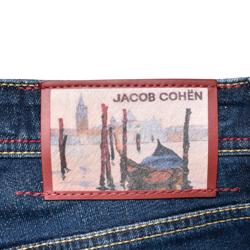 JACOB COHEN(ヤコブコーエン) EDUARDエドアルド PREMIUM EDITION ウォッシュドコットンポリストレッチストレートデニム 226-82784