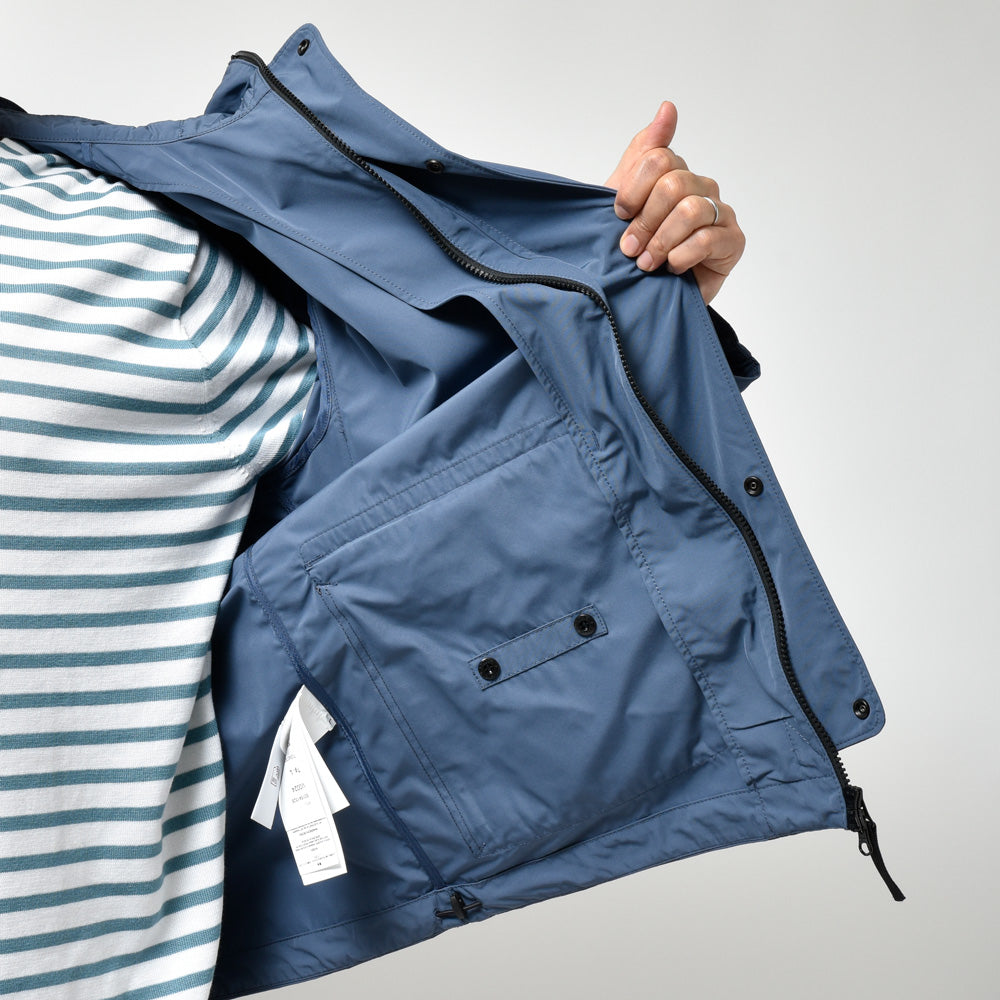 STONE ISLAND(ストーンアイランド) ポリエステルマイクロツイルフーデッドブルゾン 80-154-15-26