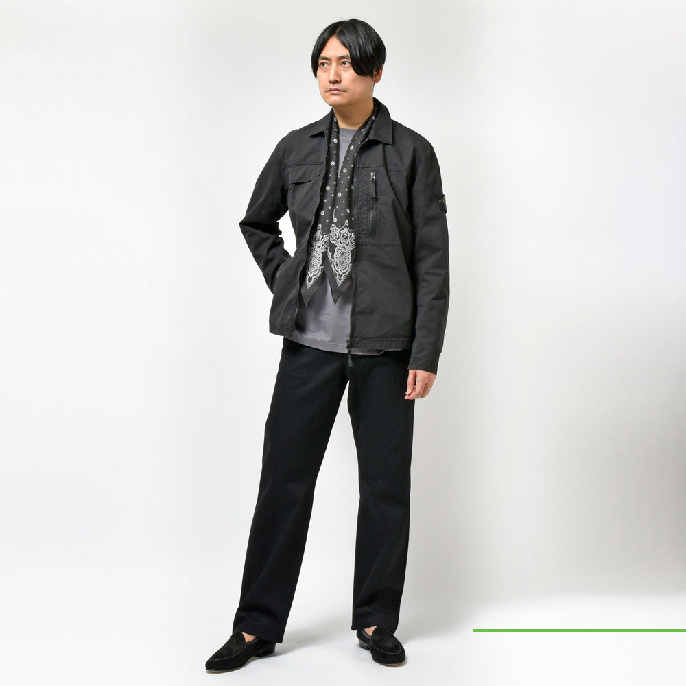 STONE ISLAND(ストーンアイランド) スーピマコットンストレッチツイルシャツブルゾン 80-151-02-10