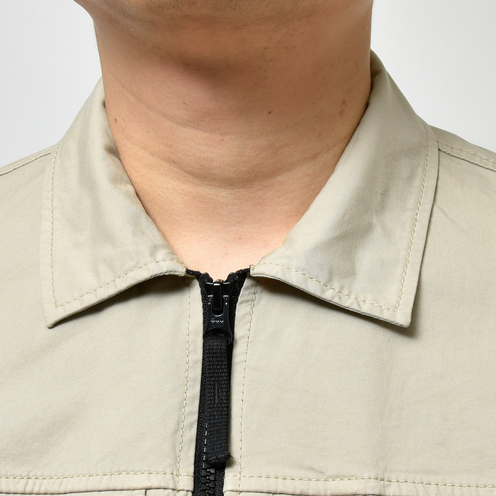 STONE ISLAND(ストーンアイランド) スーピマコットンストレッチツイルシャツブルゾン 80-151-02-10