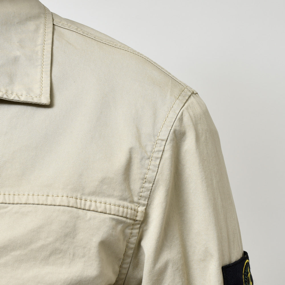 STONE ISLAND(ストーンアイランド) スーピマコットンストレッチツイルシャツブルゾン 80-151-02-10