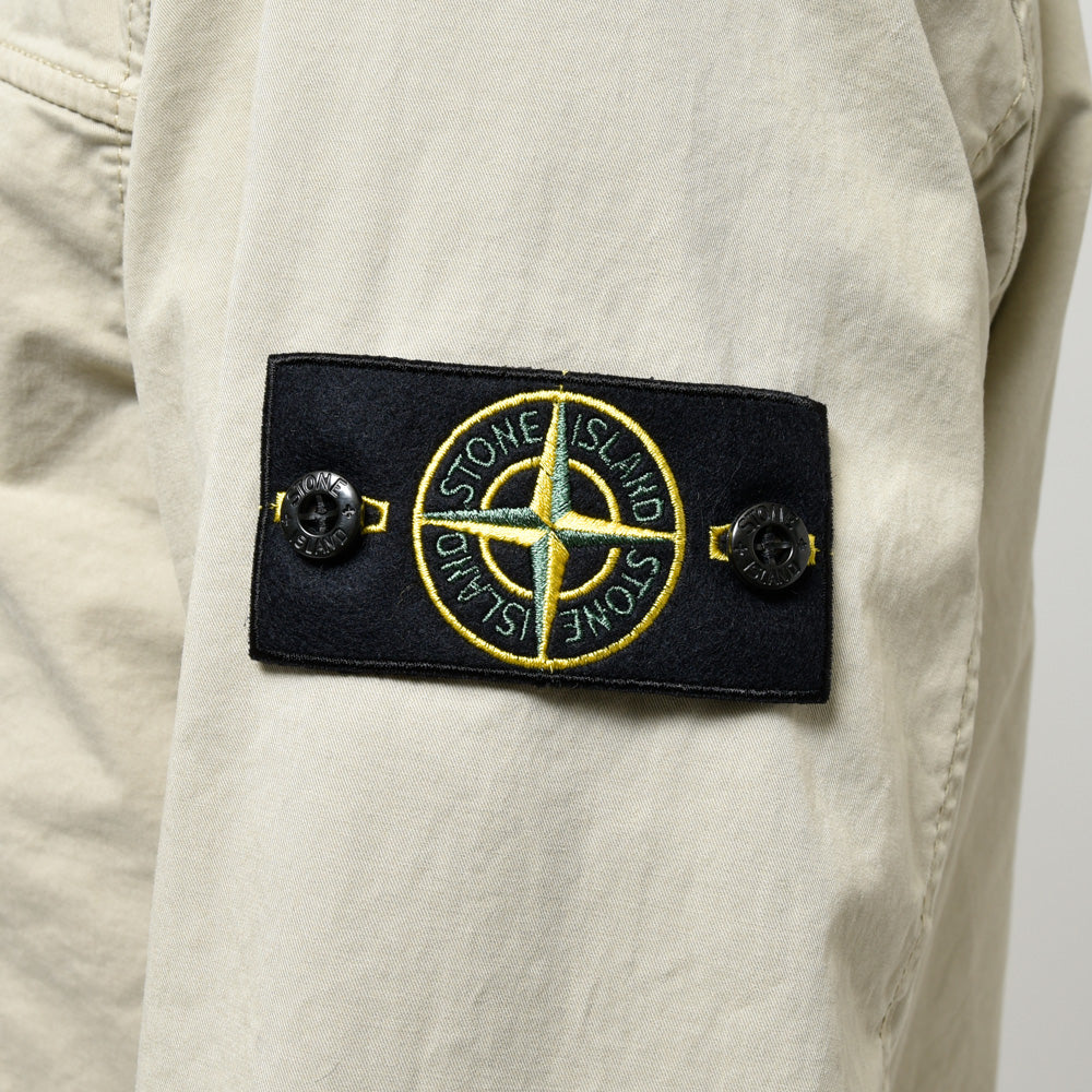 STONE ISLAND(ストーンアイランド) スーピマコットンストレッチツイルシャツブルゾン 80-151-02-10