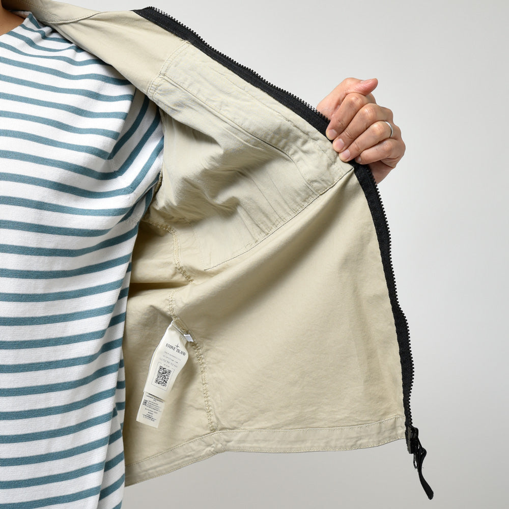 STONE ISLAND(ストーンアイランド) スーピマコットンストレッチツイルシャツブルゾン 80-151-02-10