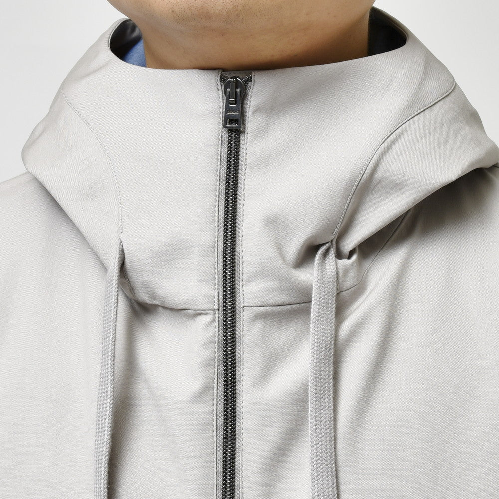 HERNO(ヘルノ) Loro Piana STORM SYSTEM ウォータープルーフ3レイヤーウールフーディーブルゾン GI000408U-33410