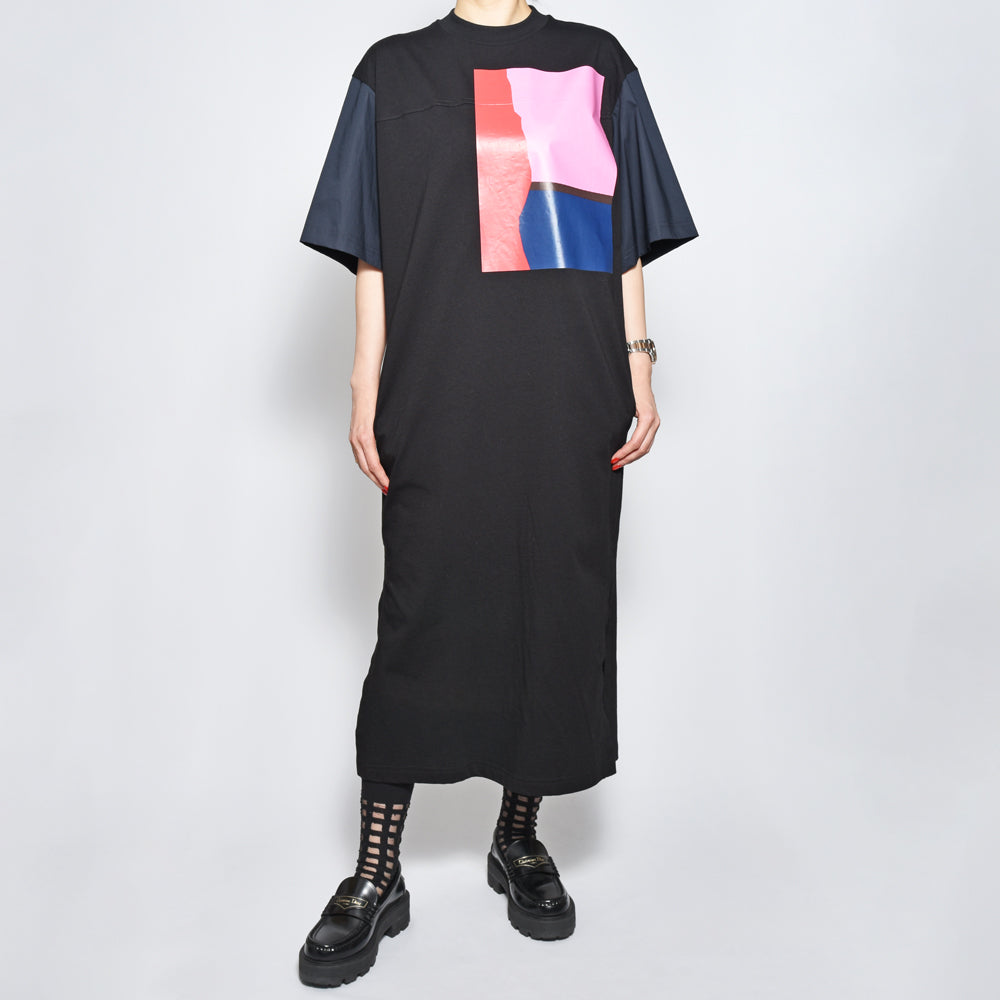 PLAN C(プラン シー)<BR>ABCJF11SG2/TJ025 プリント ロングワンピース