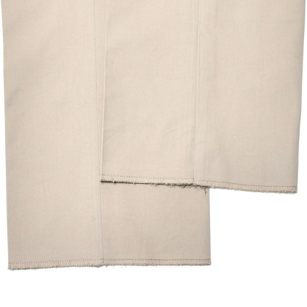 guji(グジ) CASHCOカシコ ストレッチコットンカシミアギャバジン1プリーツテーパードパンツ(MADE BY RING JACKET / Ermenegildo Zegnaファブリック