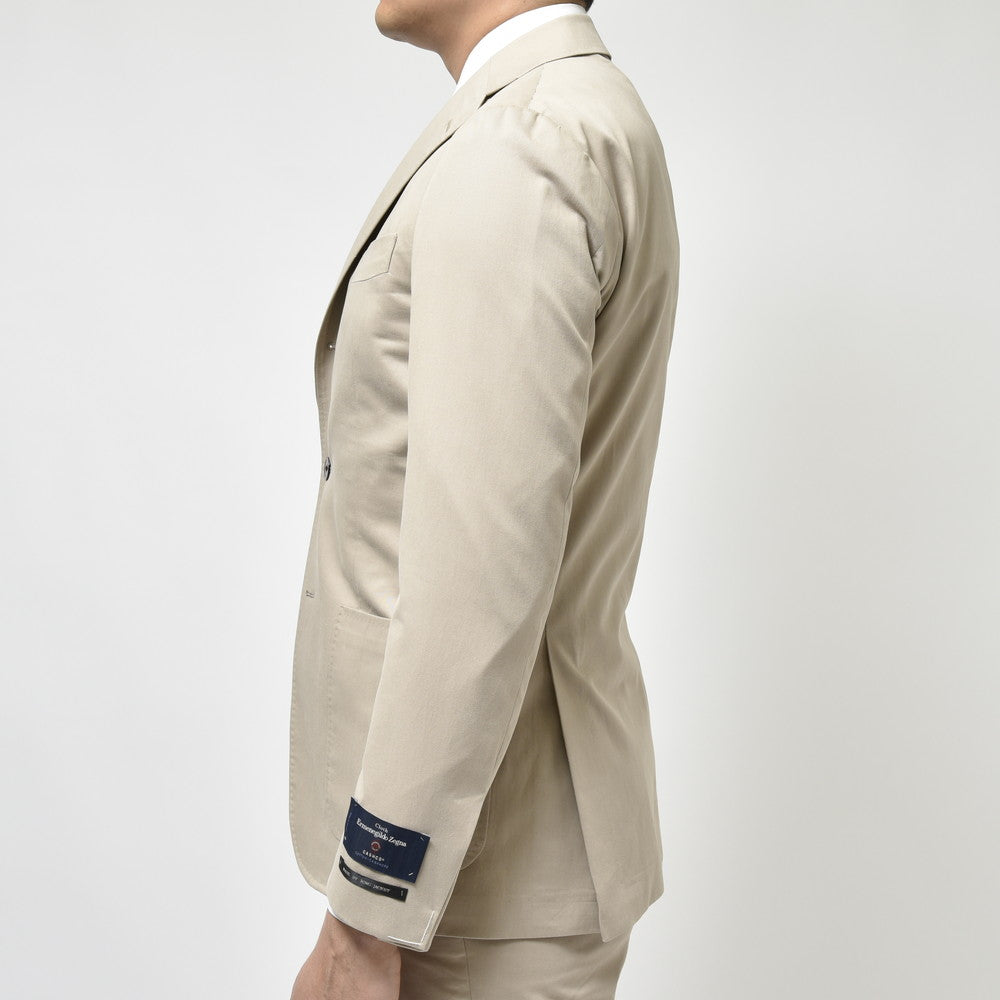 guji(グジ) CASHCOカシコ ストレッチコットンカシミアギャバジン3Bジャケット(MADE BY RING JACKET / Ermenegildo Zegnaファブリック使用)