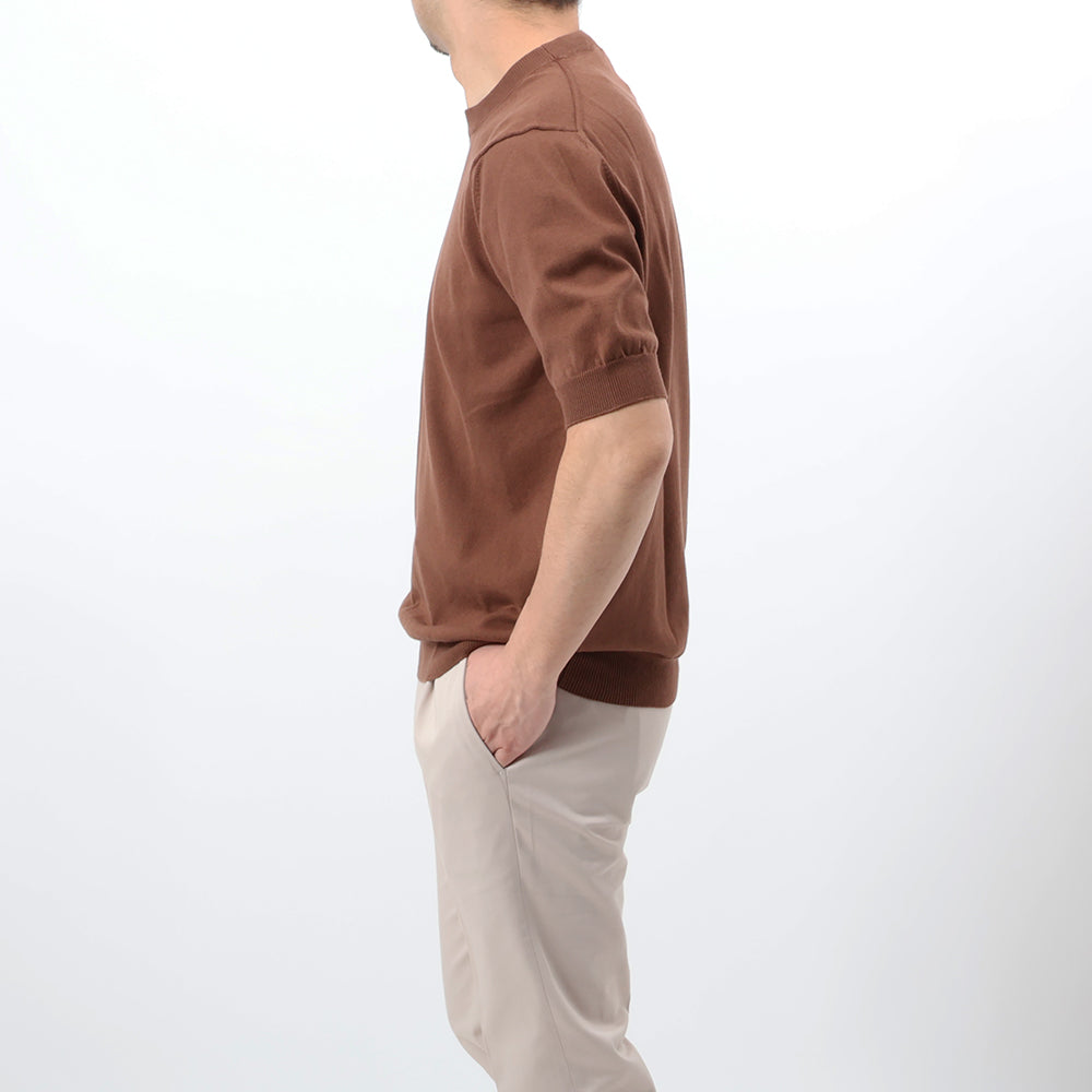 セッテフィーリカシミア / BR別注 クルーネック コットン ニットT/332/1M BR