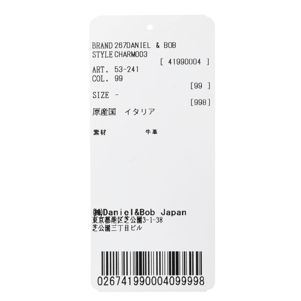 Daniel&Bob(ダニエルアンドボブ) シュリンクレザーグラスケースチャーム CHARM 3 SINGLE