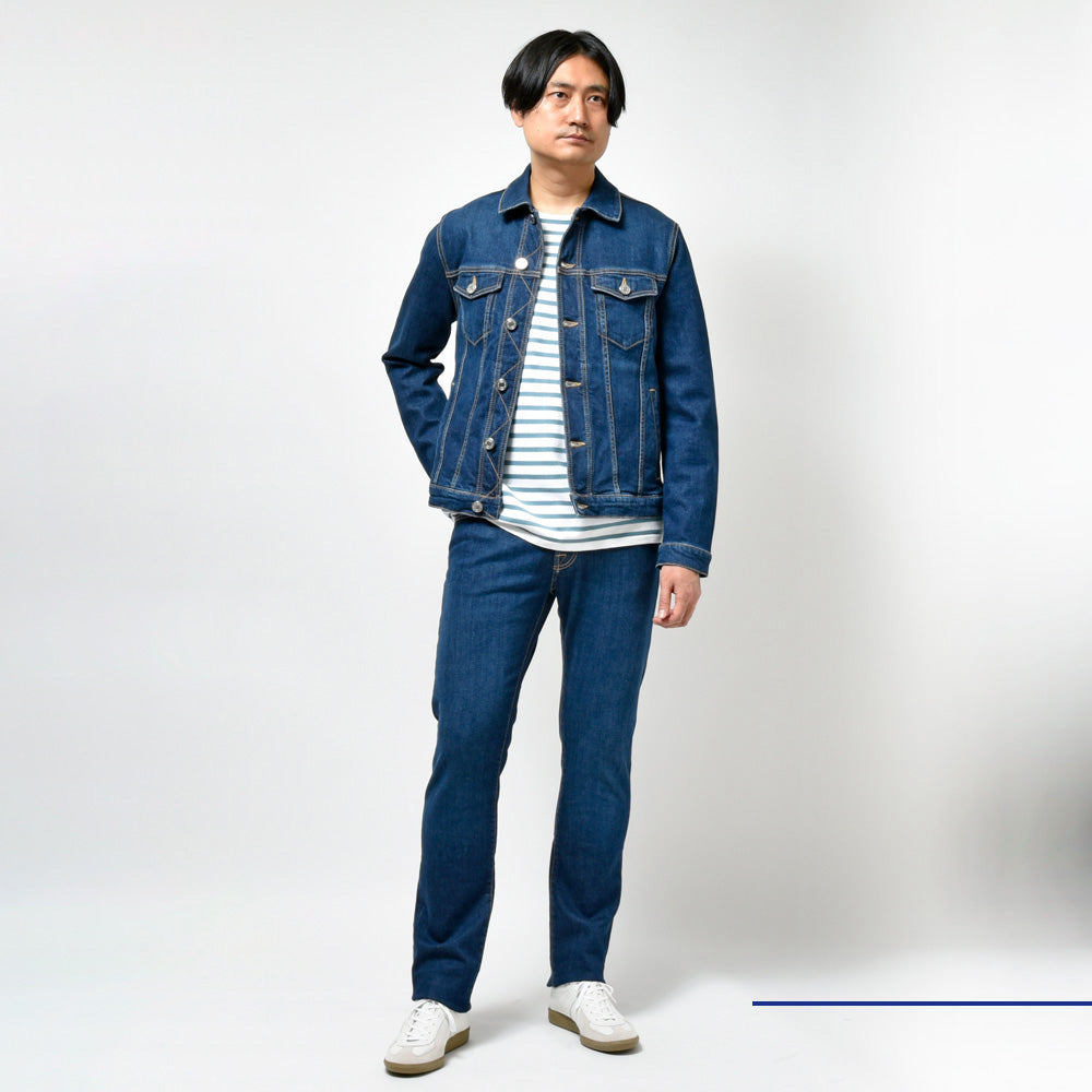 JACOB COHEN(ヤコブコーエン) ENDLESS LUXURY ウォッシュドオーガニックコットンストレッチデニムジャケット 226-81718