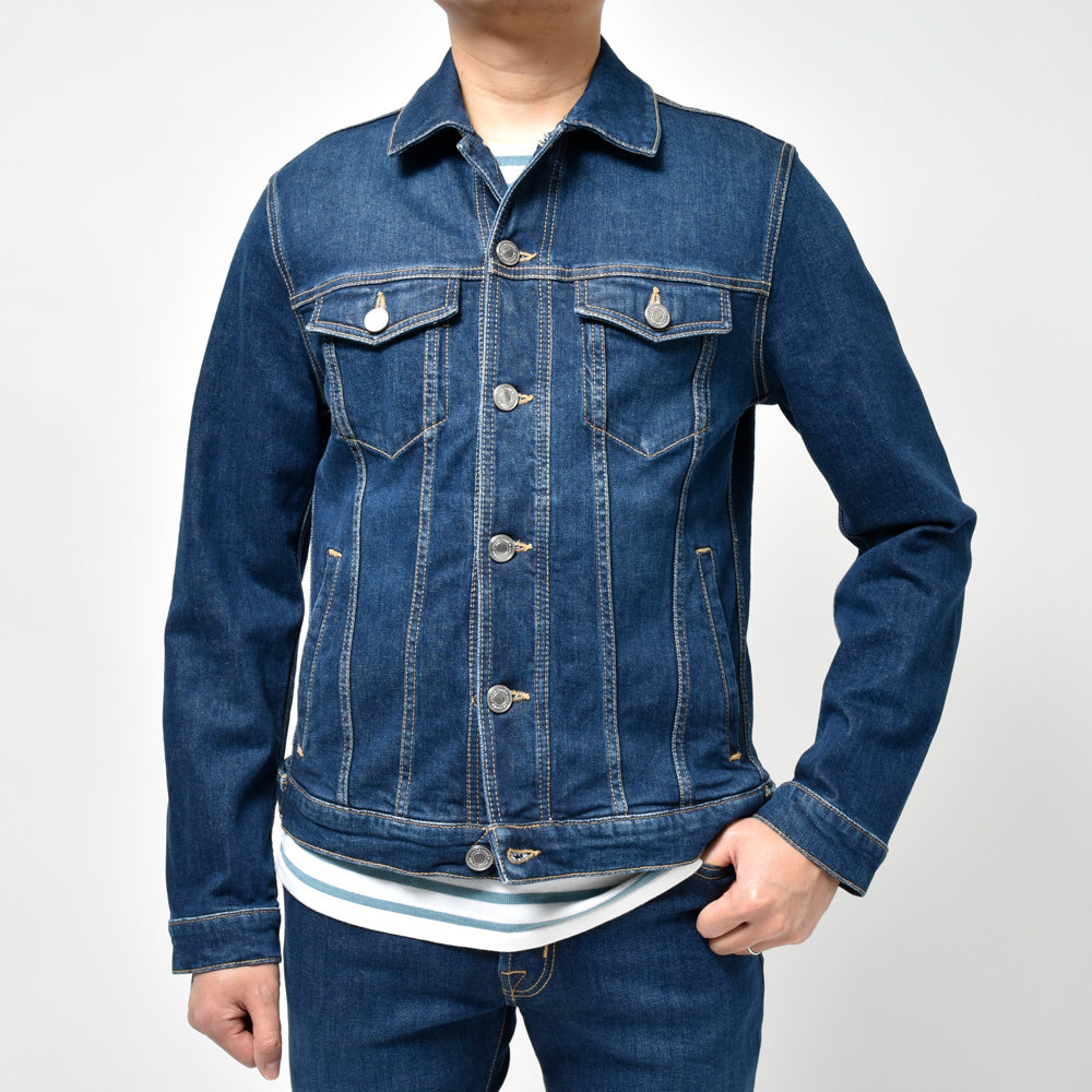 JACOB COHEN(ヤコブコーエン) ENDLESS LUXURY ウォッシュドオーガニックコットンストレッチデニムジャケット 226-81718