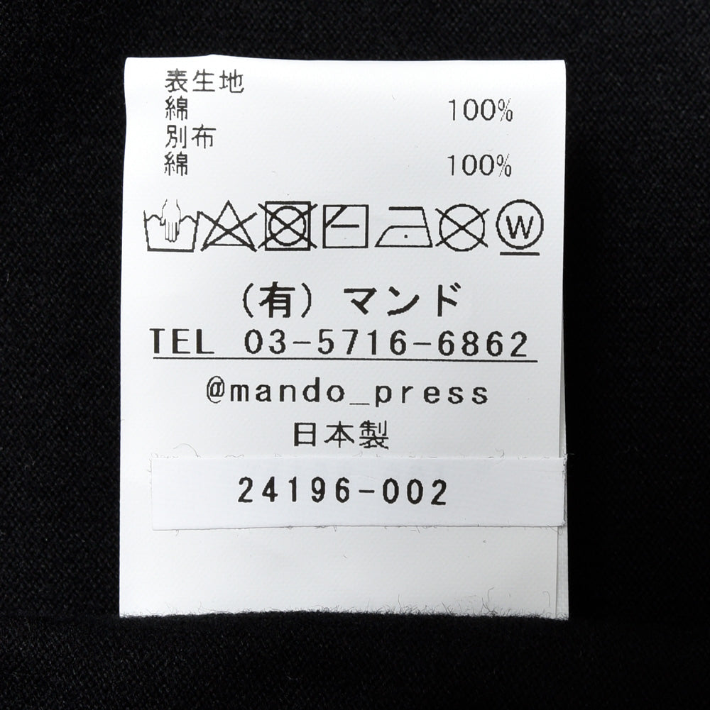 mando(マンド) BLUE LIGHTS コットンプリントクルーネックS/Sカットソー 24196-002