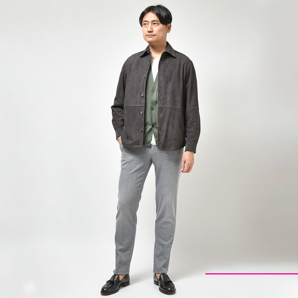 PT TORINO DENIM ピーティートリノデニム ring別注 コットン ストレッチ ウォッシュド ブラックデニムスラックス HOUSE/SUPERSLIM FIT