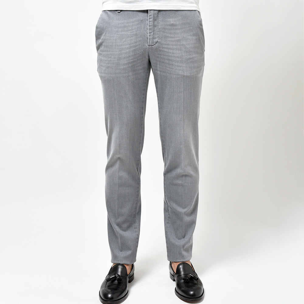 PT TORINO DENIM ピーティートリノデニム ring別注 コットン ストレッチ ウォッシュド ブラックデニムスラックス HOUSE/SUPERSLIM FIT