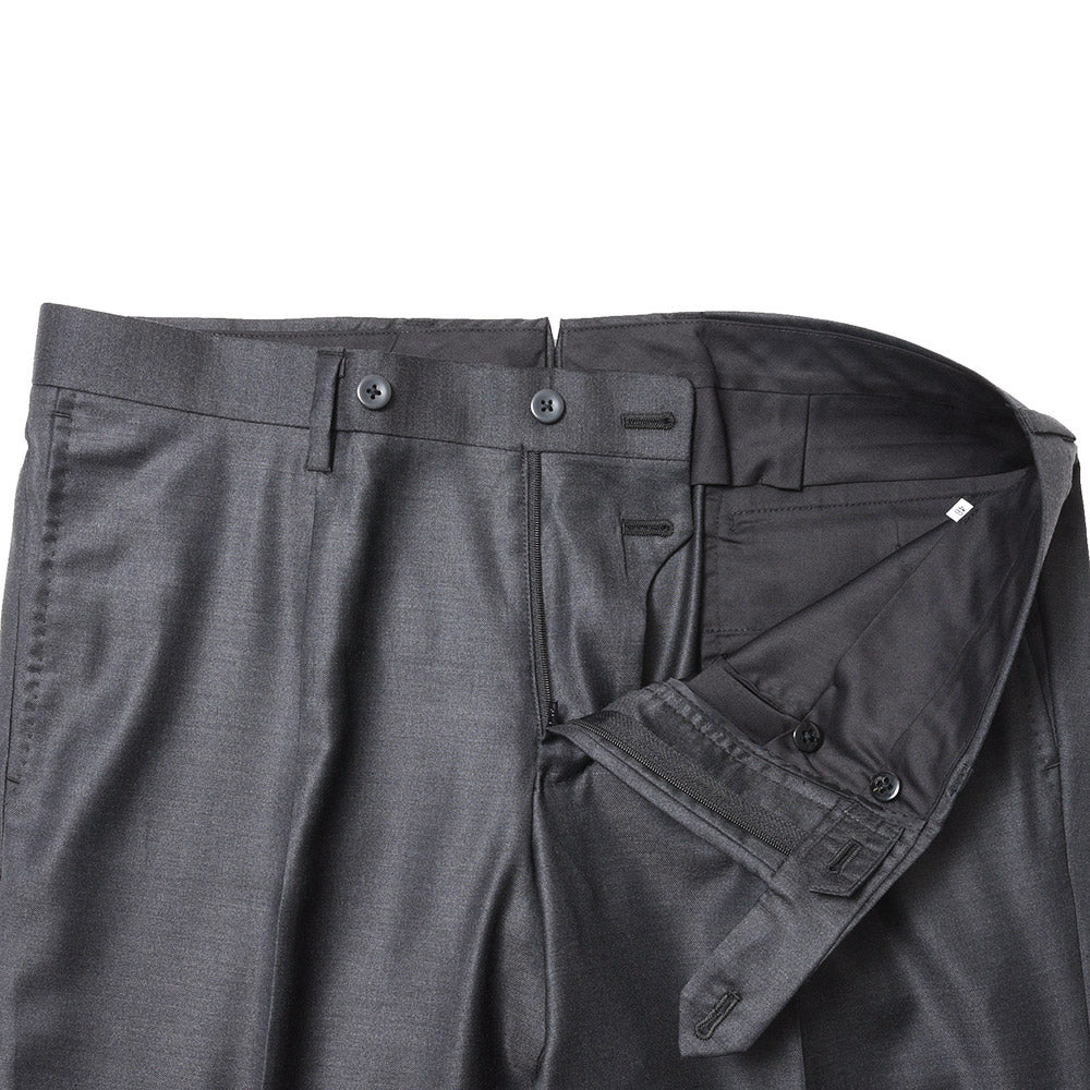 guji(グジ) SUPER150'sウールソリッド3B1プリーツスーツ (MADE BY RING JACKET / LoroPianaファブリック使用)【オールシーズン】