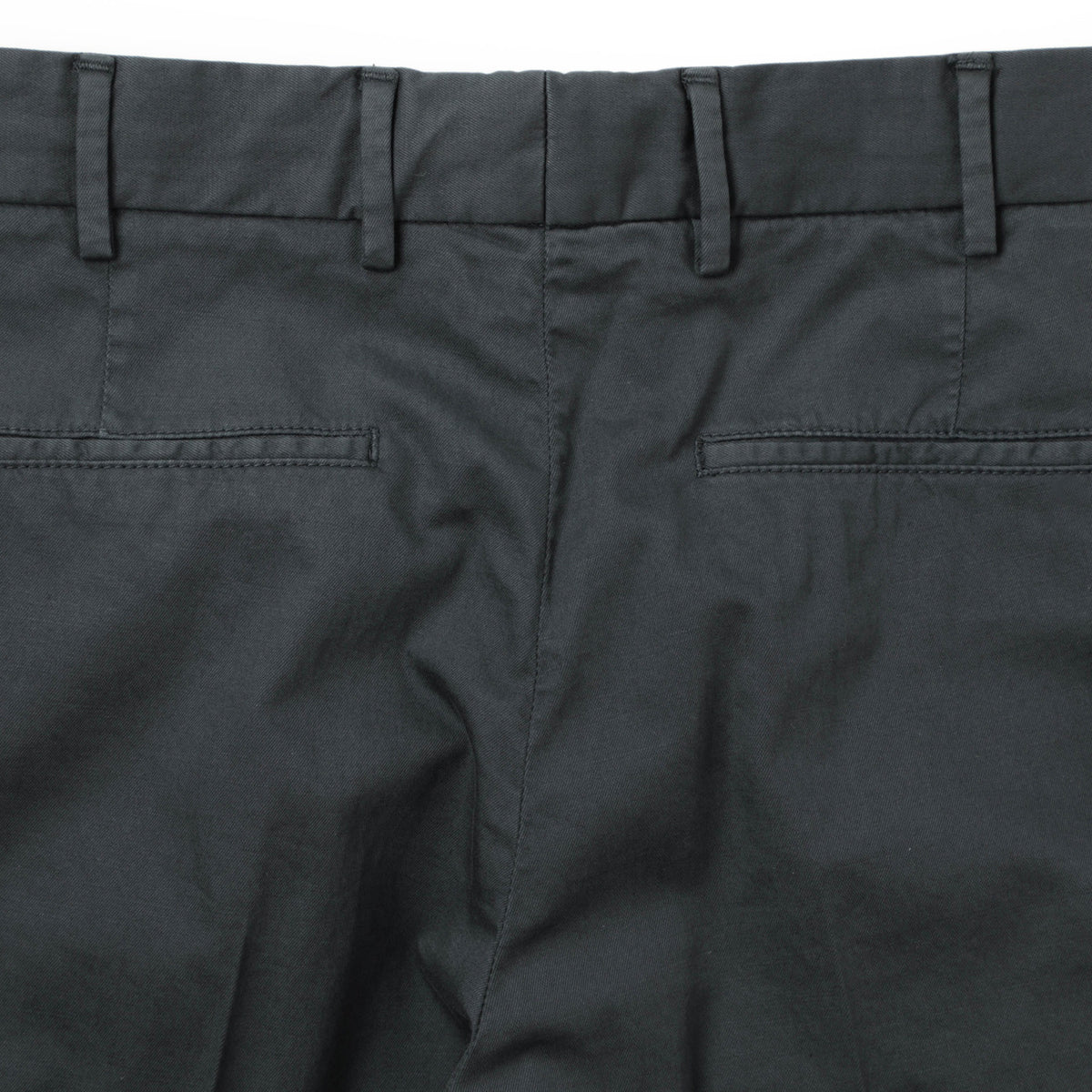 ピーティートリノ / コットン リネン ストレッチ ノープリーツ スラックスパンツ / EDGE / REBEL FIT / ネイビー
