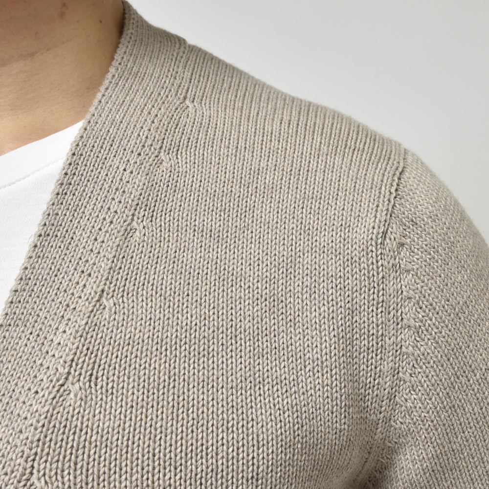 ZANONE(ザノーネ) 5ゲージソフトコットンリブニットカーディガン CARDIGAN/SLIM FIT/813188/ZM360 15602