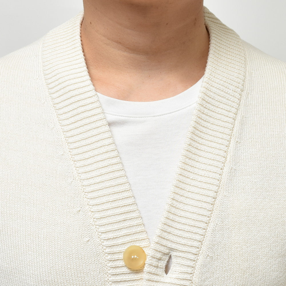 ZANONE(ザノーネ) 5ゲージコットンリブニットカーディガン CARDIGAN/REGULAR FIT/813187/ZM366 15601