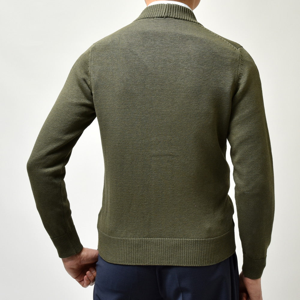 ZANONE(ザノーネ) 5ゲージコットンリブニットカーディガン CARDIGAN/REGULAR FIT/813187/ZM366 15601
