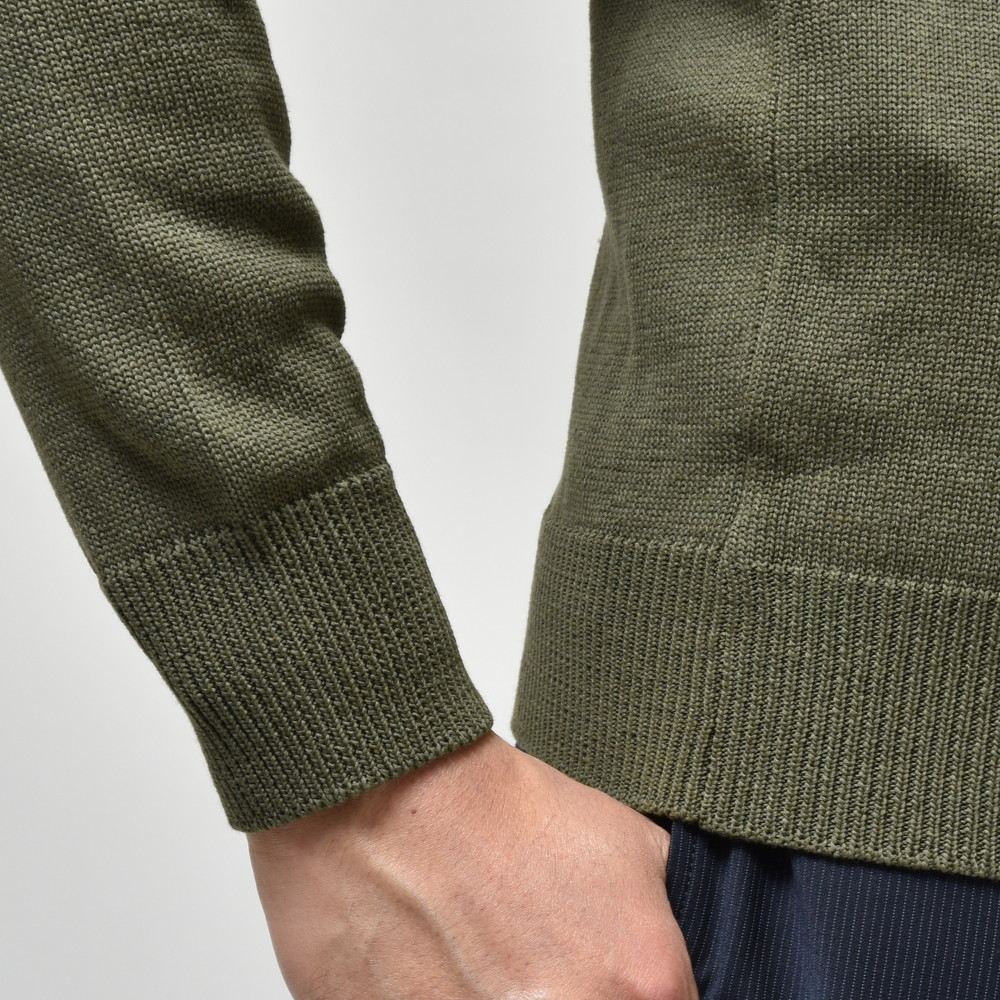 ZANONE(ザノーネ) 5ゲージコットンリブニットカーディガン CARDIGAN/REGULAR FIT/813187/ZM366 15601