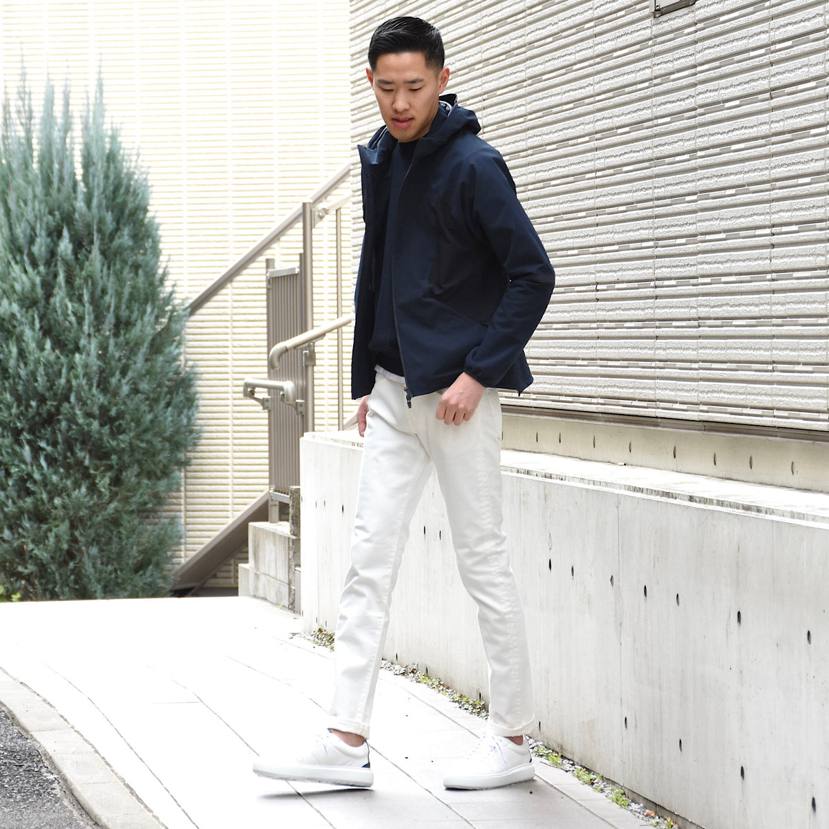 ロイ ロジャース / ストレッチ ホワイトデニム パンツ/SLIM/Leonardo JP MAN BULL ELAST