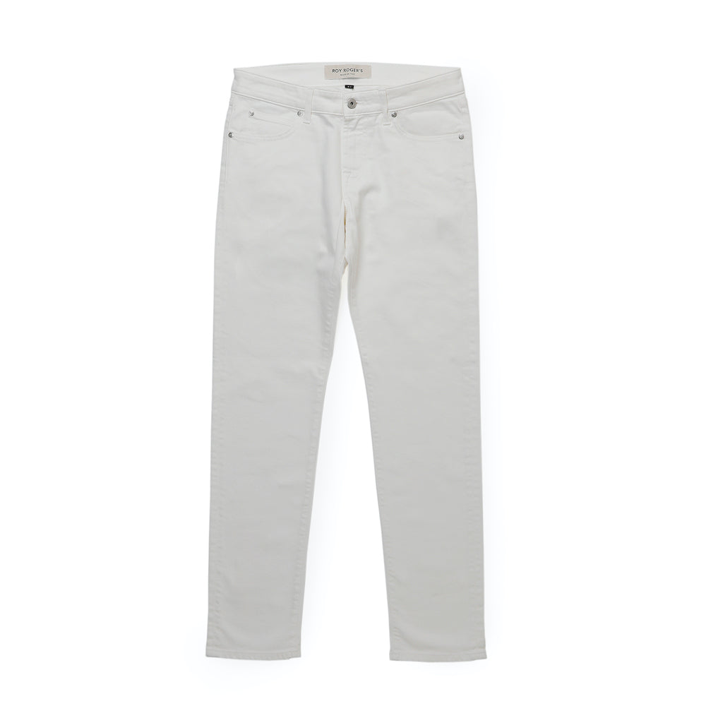 ロイ ロジャース / ストレッチ ホワイトデニム パンツ/SLIM/Leonardo JP MAN BULL ELAST