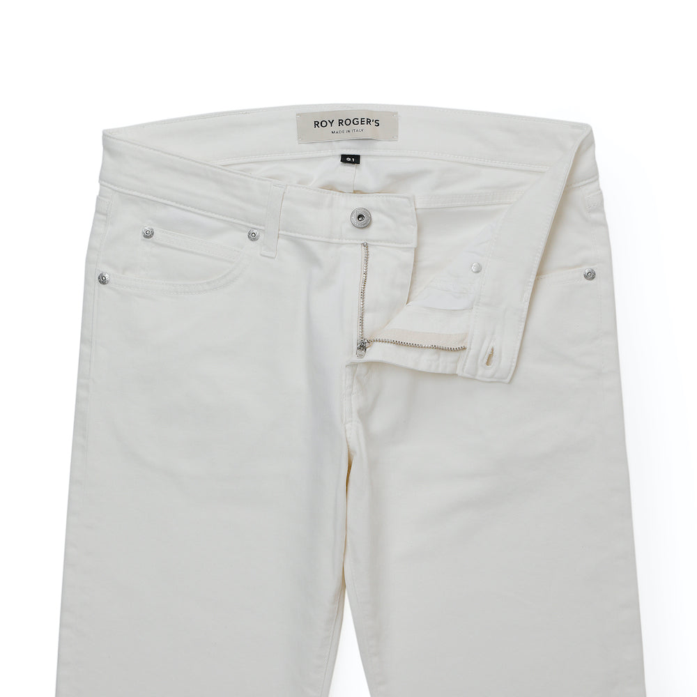 ロイ ロジャース / ストレッチ ホワイトデニム パンツ/SLIM/Leonardo JP MAN BULL ELAST