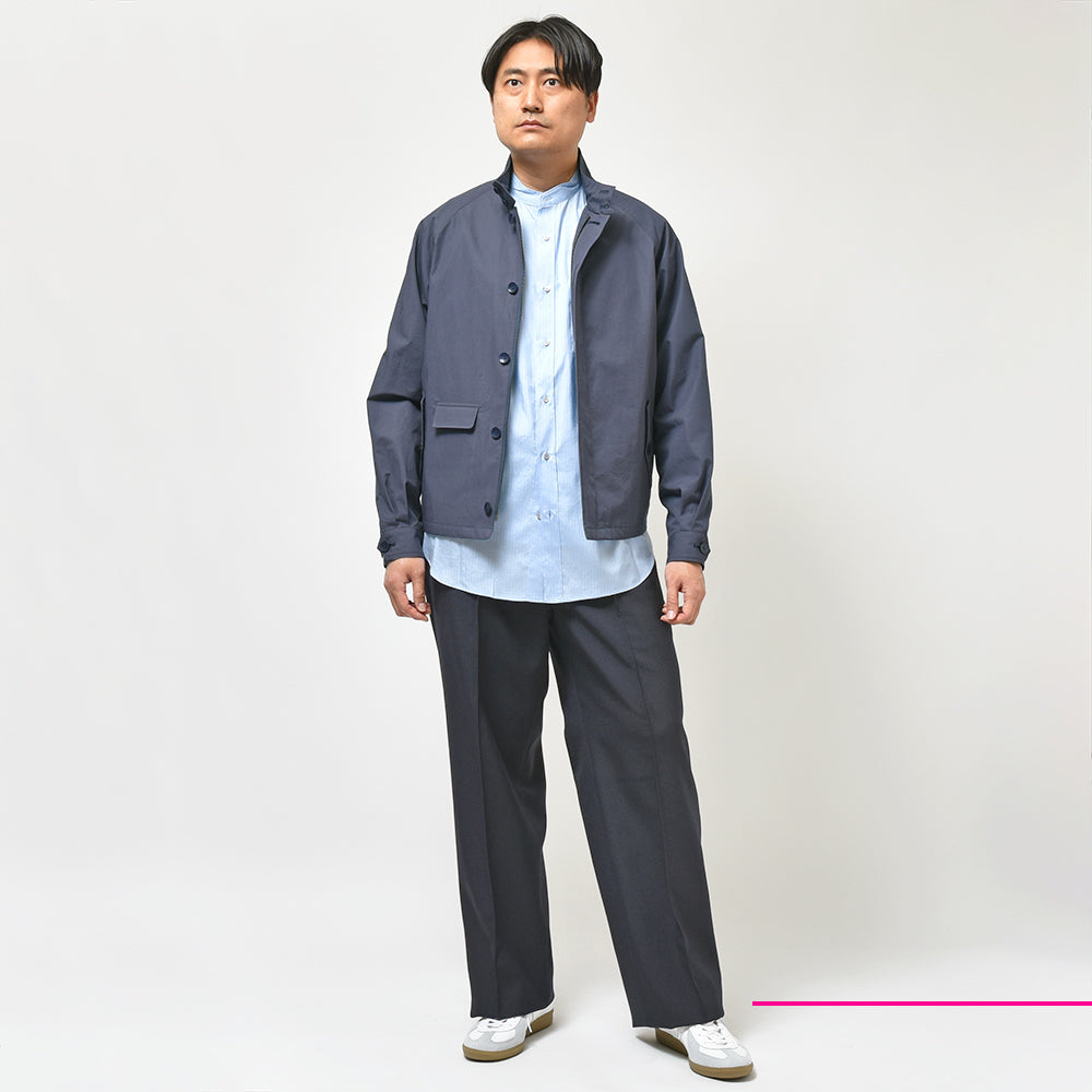 COHERENCE コヒーレンス GIANNI コットン ライトウエイトポプリン 撥水 ヨークスリーブ ドリズラージャケット