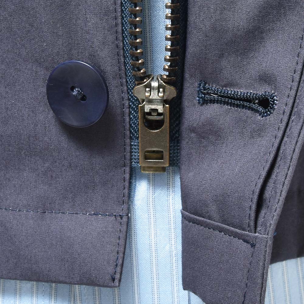 COHERENCE コヒーレンス GIANNI コットン ライトウエイトポプリン 撥水 ヨークスリーブ ドリズラージャケット