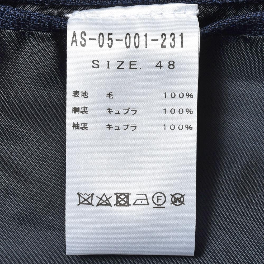 Alfonso Sirica(アルフォンソ シリカ) ウールホップサック3Bジャケット 16E135