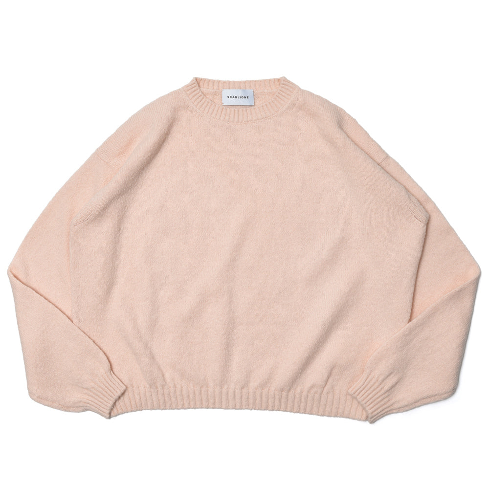 SCAGLIONE(スカリオーネ)<BR>DMC031 クルーネックニット