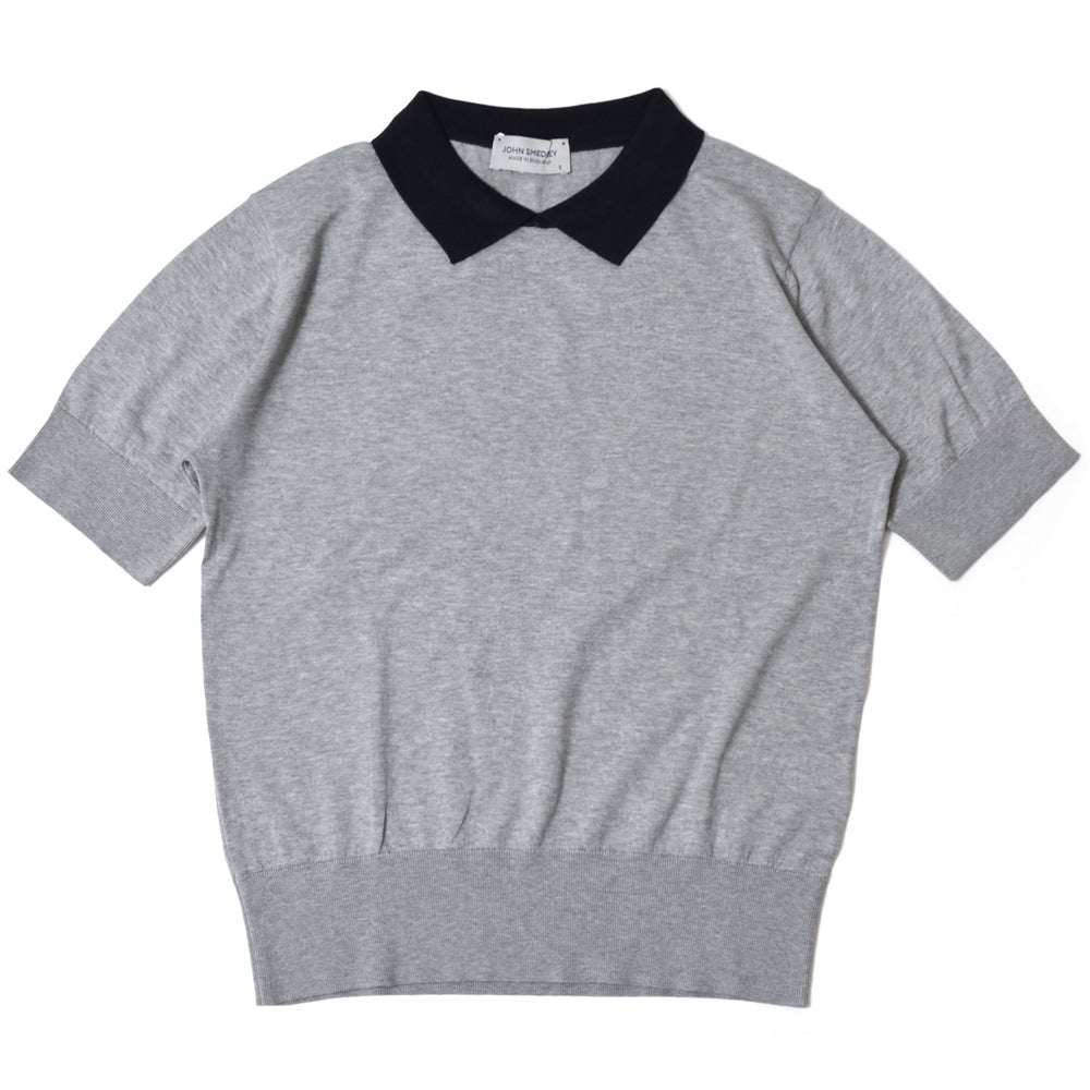 JOHN SMEDLEY(ジョンスメドレー)<BR>S4485 日本別注 コットン30G バイカラーポロニット