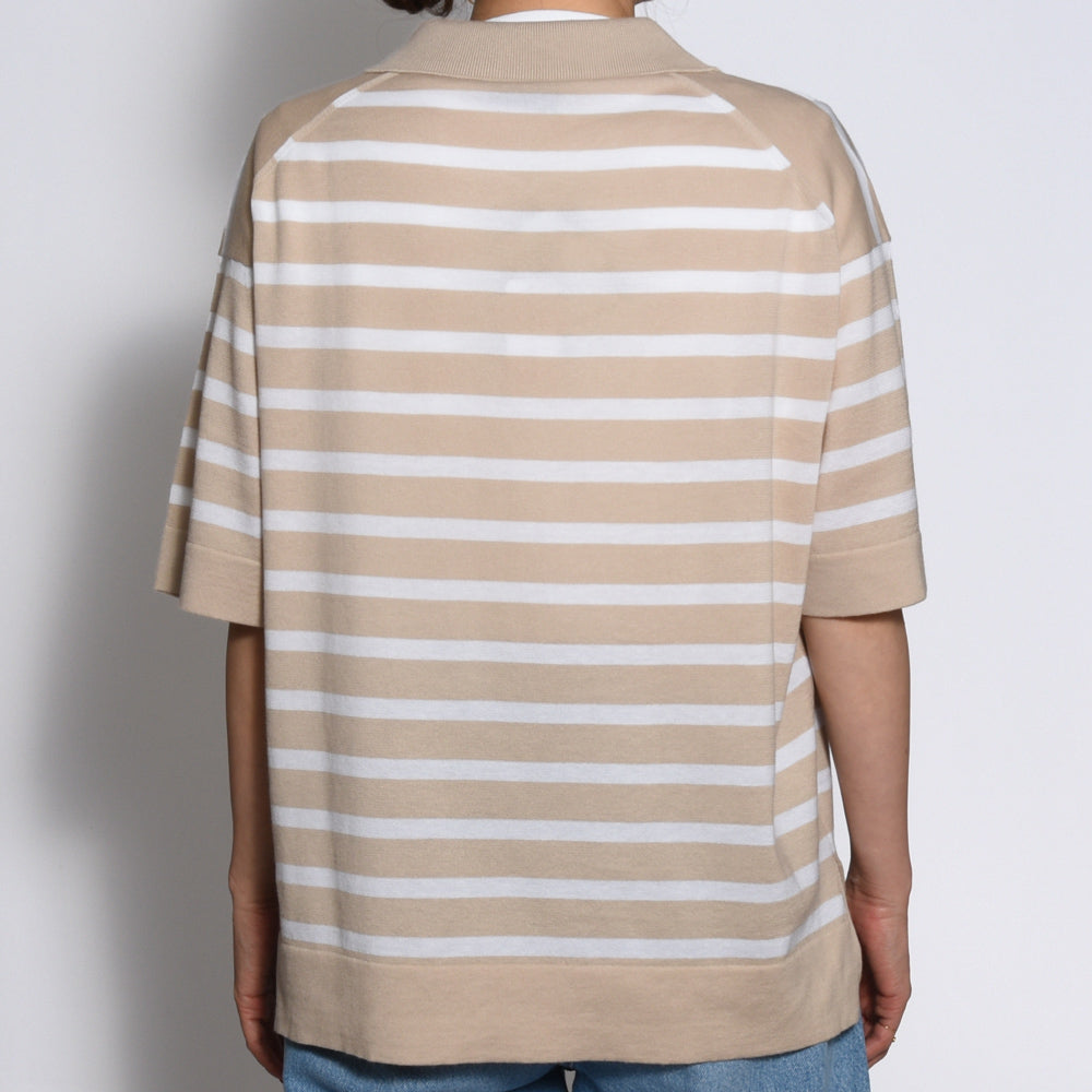 JOHN SMEDLEY(ジョンスメドレー)<BR> SOLA スキッパーニットポロ