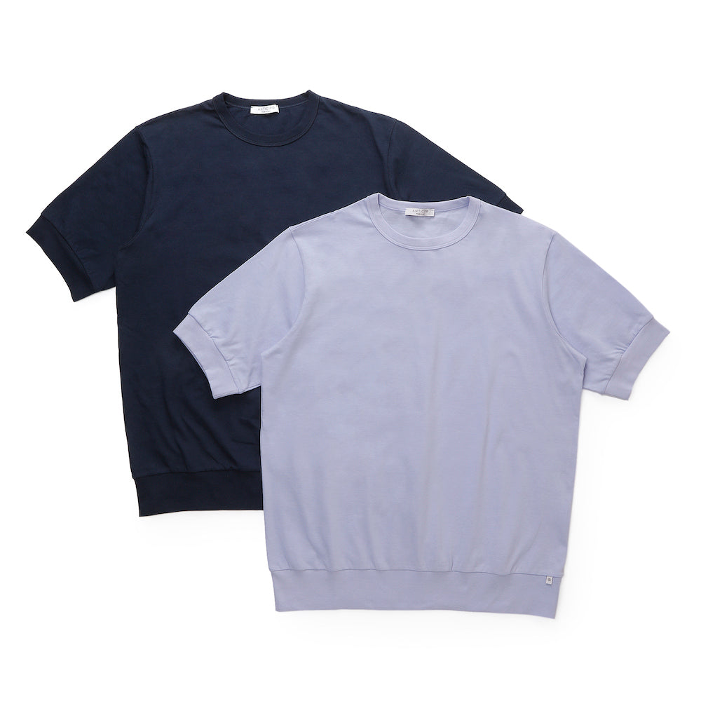 アンティーチポ / スムースコットン クルーネック ショートスリーブ Tシャツ/NEBBIOLO/smooth