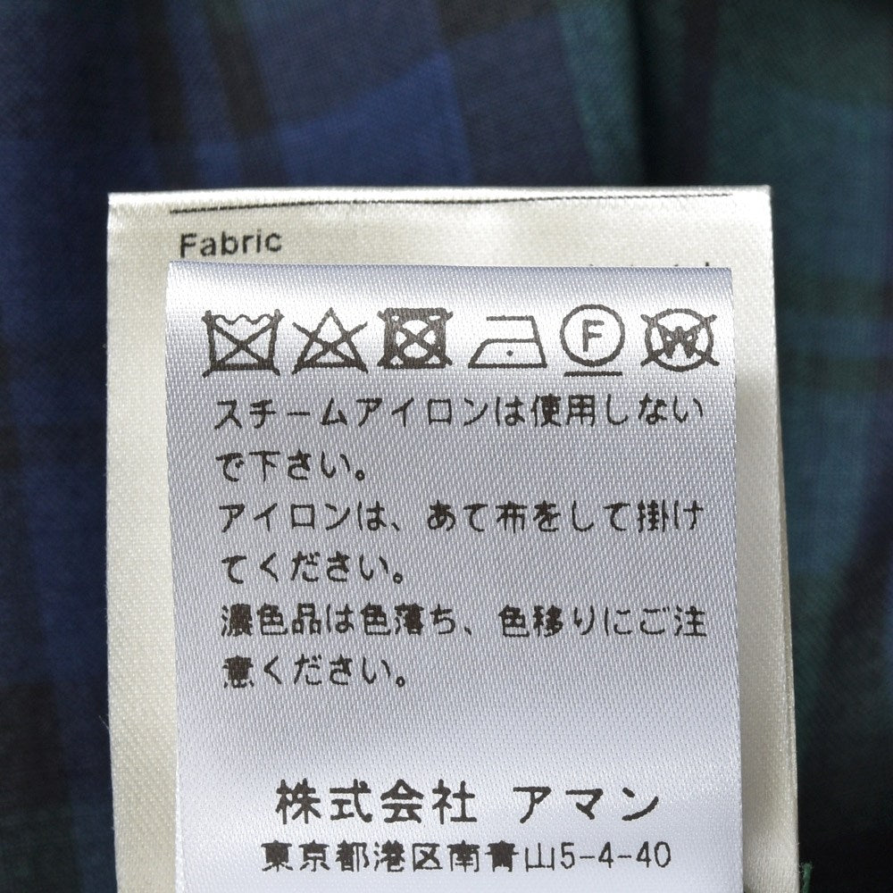 BERWICH(ベルウィッチ) SCOTCHスコッチ ウールトロピカルタータンチェック2インプリーツテーパードクロップドパンツ AN1546