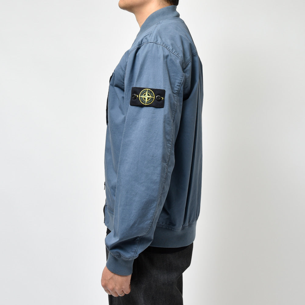 STONE ISLAND(ストーンアイランド) スーピマコットンストレッチツイルボマーブルゾン 80-154-25-10