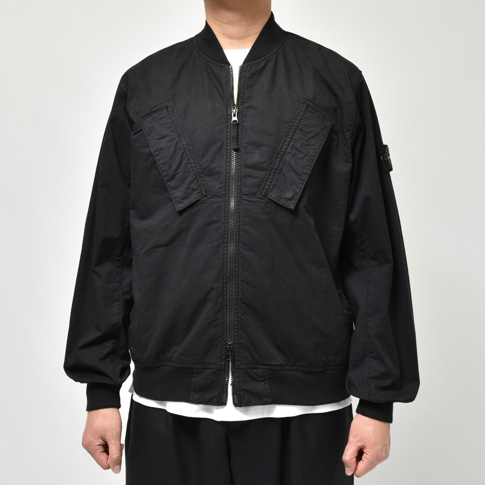 STONE ISLAND(ストーンアイランド) スーピマコットンストレッチツイルボマーブルゾン 80-154-25-10