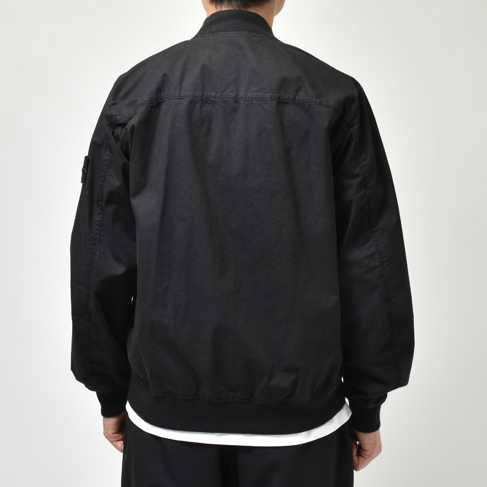 STONE ISLAND(ストーンアイランド) スーピマコットンストレッチツイルボマーブルゾン 80-154-25-10