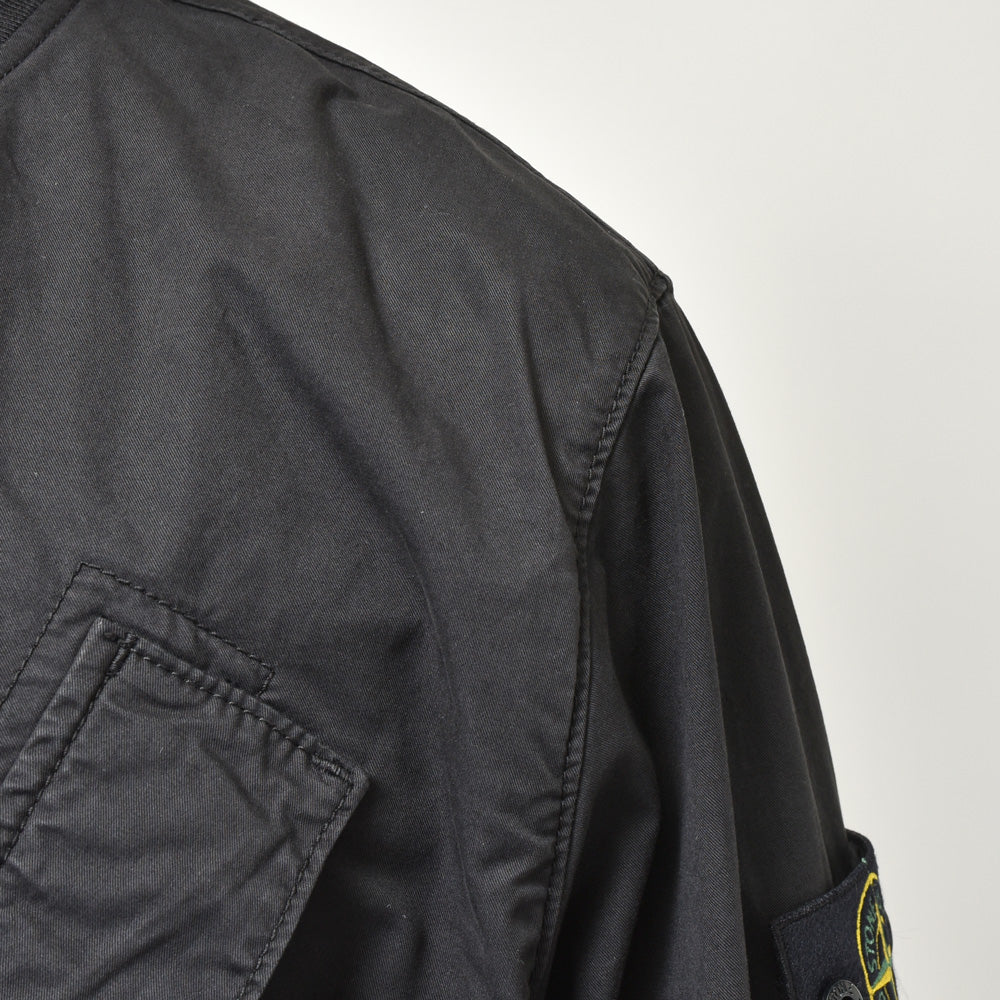 STONE ISLAND(ストーンアイランド) スーピマコットンストレッチツイルボマーブルゾン 80-154-25-10