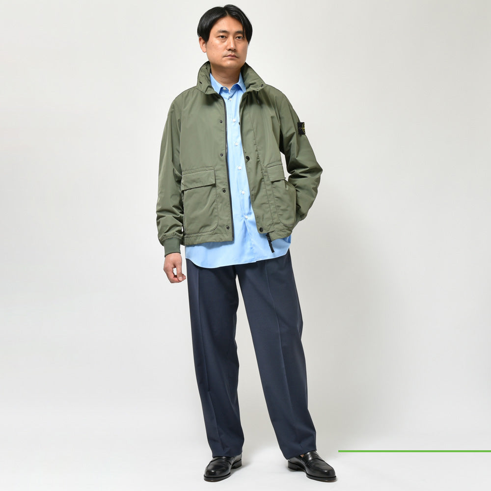 STONE ISLAND(ストーンアイランド) ポリエステルマイクロツイルスタンドカラーブルゾン 80-154-16-26