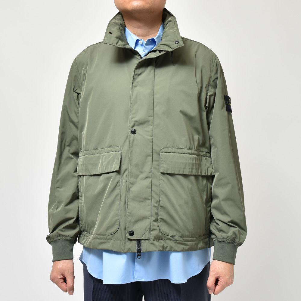 STONE ISLAND(ストーンアイランド) ポリエステルマイクロツイルスタンドカラーブルゾン 80-154-16-26