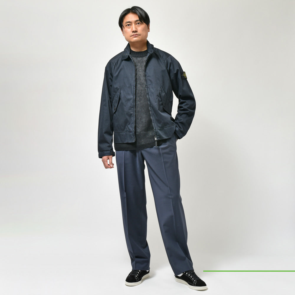 STONE ISLAND(ストーンアイランド) ガーメントダイコットンスタンドカラーブルゾン 80-154-37-34