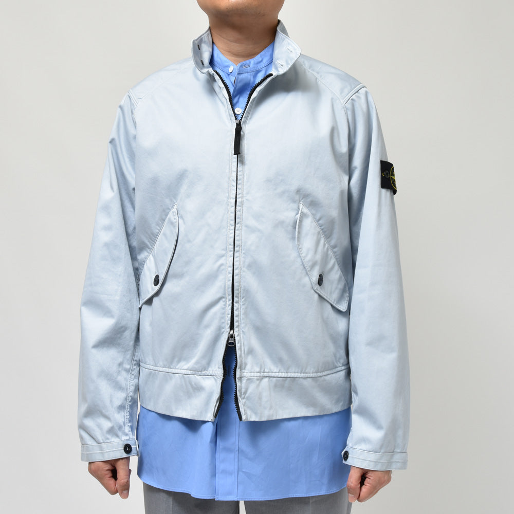 STONE ISLAND(ストーンアイランド) ガーメントダイコットンスタンドカラーブルゾン 80-154-37-34
