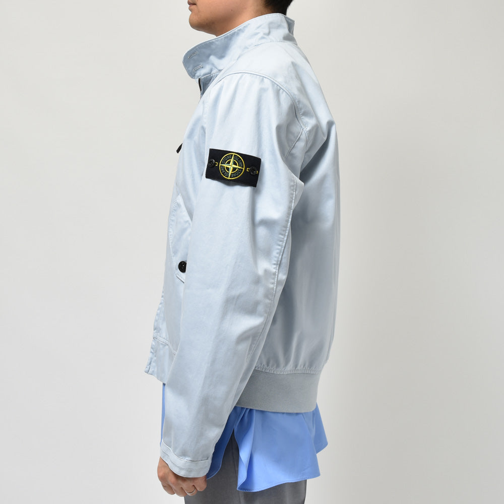 STONE ISLAND(ストーンアイランド) ガーメントダイコットンスタンドカラーブルゾン 80-154-37-34